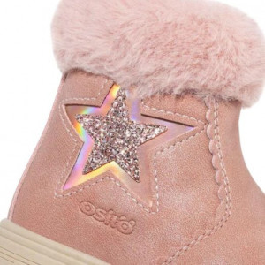 Conguitos Cizme Fete 129003 Booties Star Fur Pink incaltaminte copii bigstep