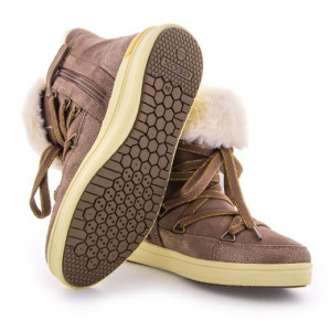 Cizme Imblanite fete Aveup GC Dk Beige - Img 4
