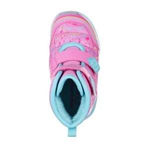 Skechers Cizme imblanite Fete Illumi Brights Power Pink incaltaminte copii bigstep