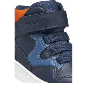 Ghete băieți Geox Eclyper Boy Navy/Orange ( ) - B665LB/000BC/C0659 - detaliu