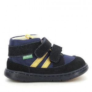 Kickers Ghete Baieti 947570 Kickbubblokro Bleu Orange incaltaminte copii bigstep