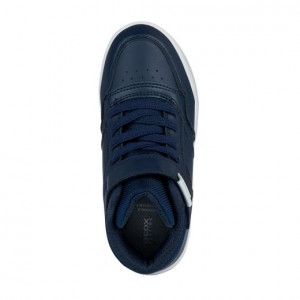 Geox Ghete Baieti Perth B.F Navy Lt Grey incaltaminte copii bigstep