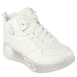 Ghete copii Skechers S-Lights Remix White