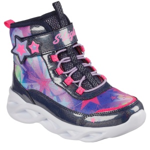 Ghete fete Skechers Ghete fete Twisty Brights Sweet Starz Navy Multi - 67352