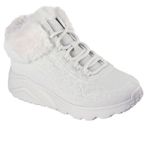 Skechers Ghete fete Uno Lite Cozy Leopard Nude L 310362L-NAT incaltaminte copii bigstep