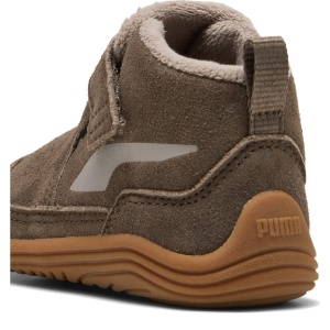 Ghete imblanite baieti Puma Kitten Mid Premium V Inf Matte Bronze-Mouse Gray - 407459/01 - talpa