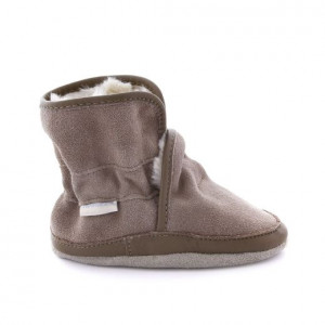 Ghete imblanite bebelusi Cosy Boot light brown - Img 3