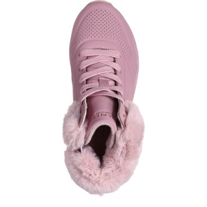 Ghete îmblănite fete Skechers Uno Fall Air Mauve - 71868