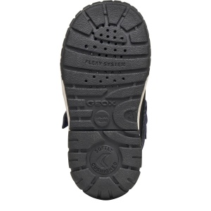 Ghete îmblănite impermeabile băieți Geox Omar WPF Black Navy - B462DC/04322/C4429 - talpă