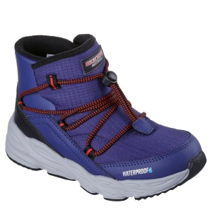 Ghete impermeabile băieți Skechers Turbo Tread Storm Glider Navy - vedere în perspectivă - 406385L/NVBK