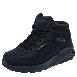 Ghete impermeabile băieți Skechers Uno Lite Aqua Ave Black — vedere laterală detaliată