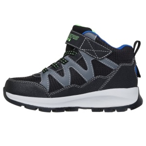 Ghete impermeabile baieti Skechers Storm Blazer Drizzle Squad Black L, talpa anti alunecare din cauciuc, captuseala calduroasa din material textil, inchidere reglabila cu scai, protectie varf