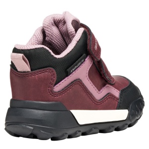Ghete impermeabile fete Geox Trekkyup Girl B Abx Burgundy Rose — vedere din față