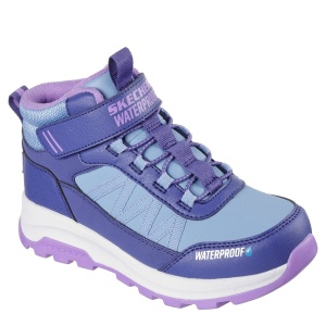 Ghete impermeabile fete Skechers Storm Blazer Navy Purple mărimi 27-32 — vedere în perspectivă