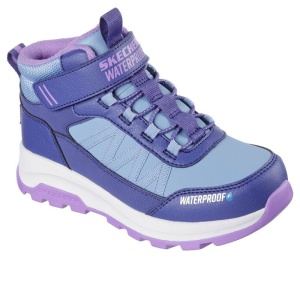 Skechers Ghete impermeabile fete Storm Blazer Navy Purple L 303493L-NVPR incaltaminte copii bigstep