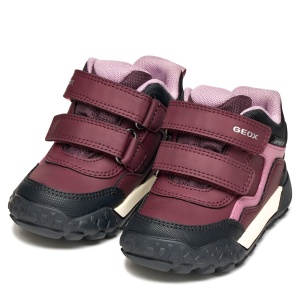 Ghete impermeabile fete Geox Trekkyup Girl B Abx Burgundy Rose - B566MB/0MEFU/C7329 - perechea