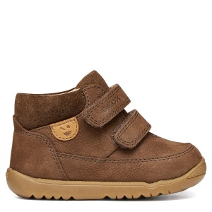 Pantofi băieți Geox Macchia Boy Dark Brown