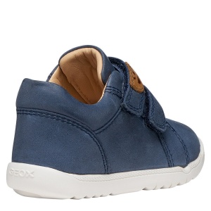 Pantofi băieți Geox Macchia Navy — vedere din față