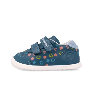 Biomecanics Pantofi barefoot baieti 262166-A556 Petrol încălțăminte primii pasi bigstep