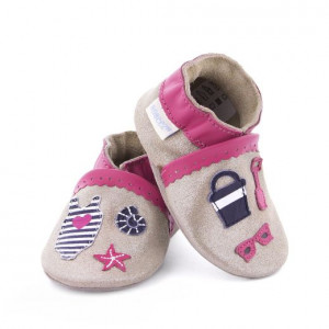 Pantofi bebelusi Beach Summer Bronze - Img 2