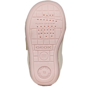 Pantofi bebeluși Geox Tutim Lt Ivory Lt Rose — talpa