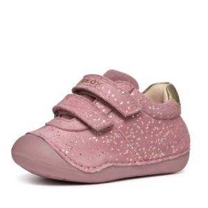 Geox Pantofi bebelusi Tutim Pink Platinum B9440B-007NF-C8233