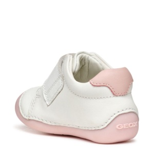 Geox Pantofi bebelusi Tutim White Rose Zebra B3540B-00085-C0674
