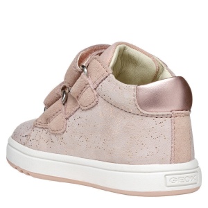 Pantofi fete Geox First Steps Biglia Girl Lt Rose - vedere din spate - B044CC/00722/C8172