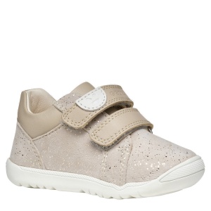 Pantofi fete Geox First Steps Macchia Girl Beige — vedere în perspectivă