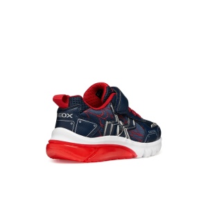 Geox Pantofi sport baieti Ciberdron Boy Navy Red încălțăminte copii bigstep