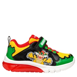 Pantofi sport băieți Geox Ciberdron Boy Green Red