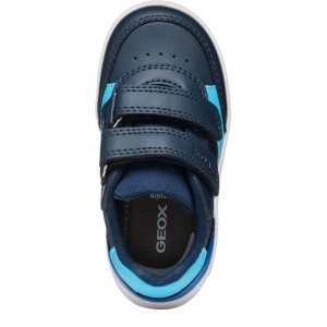 Pantofi sport băieți Geox Eclyper Boy Navy Royal — vedere de sus
