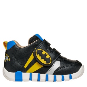 Pantofi sport băieți Geox Iupidoo Boy Black/Yellow
