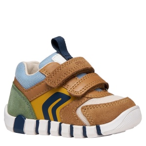 Pantofi sport băieți Geox Iupidoo Boy Caramel Ochre