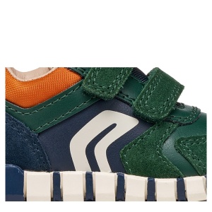 Pantofi sport băieți Geox Iupidoo Boy Forest/Orange - B3555D/05422/C3P2T - detaliu