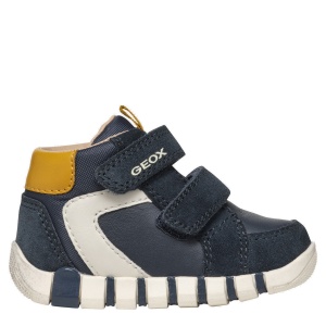 Pantofi sport băieți Geox Iupidoo Boy Navy Ochre