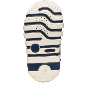 Pantofi sport băieți Geox Iupidoo Navy Pistachio - talpa - B3555D/05422/CF4E3