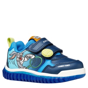 Pantofi sport băieți Geox Lightyloo Lt Navy Azure — vedere în perspectivă