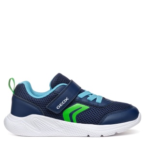 Pantofi sport băieți Geox Sprintye Boy Navy Light Green