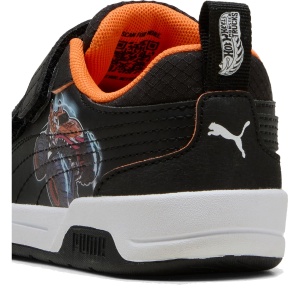 Pantofi sport băieți Puma Multiflex 2 Hot Wheels 2 SL V PS — detaliu călcâi