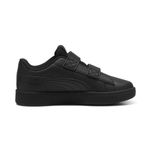 Pantofi sport baieti Puma Rickie Classic V PS Black-Cool, culoare negru, inchidere dubla cu scai, talpa neagra, potriviti pentru scoala
