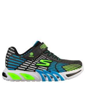 Pantofi sport băieți Skechers Flex Glow Elite Blue Lime