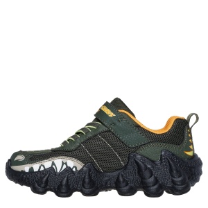 Pantofi sport băieți Skechers Skech-O-Saurus Lights 2.0 Olive - Img 3