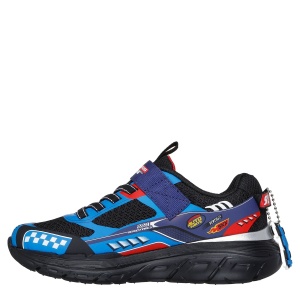 Pantofi sport băieți Skechers Skech Tracks Blue mărimi 27-32 — vedere din față