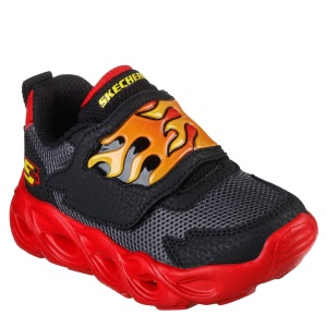 Pantofi sport băieți Skechers Thermo Flash Heat Flame Black Red - 65476