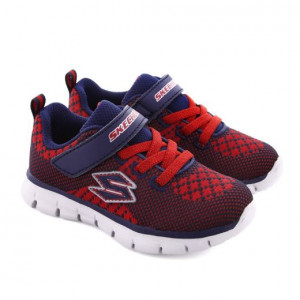 Pantofi Sport baieti Synergy Mini Knit Red - Img 5