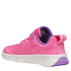 Pantofi sport barefoot fete Geox Foot-Run Girl Pink Lavender — vedere din spate