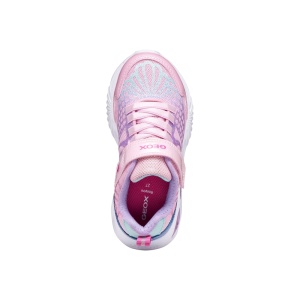 Geox Pantofi sport fete Assister Girl Pink Lilac J65E9A-0ASPV-C8842  încălțăminte copii bigstep