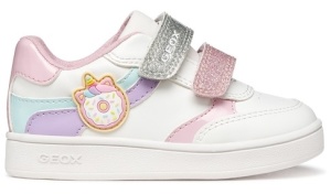 Pantofi sport fete Eclyper Optic White Lt Lilac - Img 2
