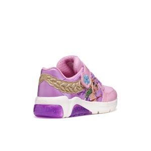 Geox Pantofi sport fete Fadinlight Pink Dk Lilac încălțăminte copii bigstep